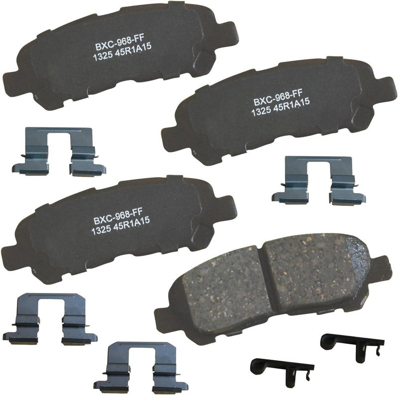 Bendix Premium SBC1325 Ceramic Rear Brake Pads for Toyota Highlander 2013-2008 - Image 1